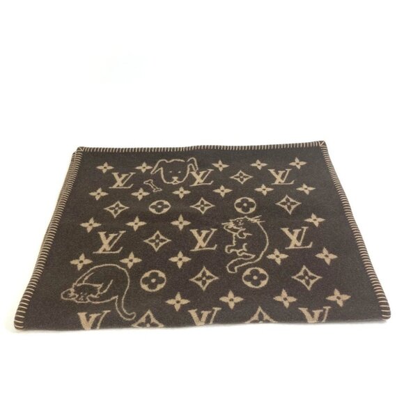 LOUIS VUITTON MP2260 blanket interior Couverture Small CatGram animal blanket - Picture 1 of 8